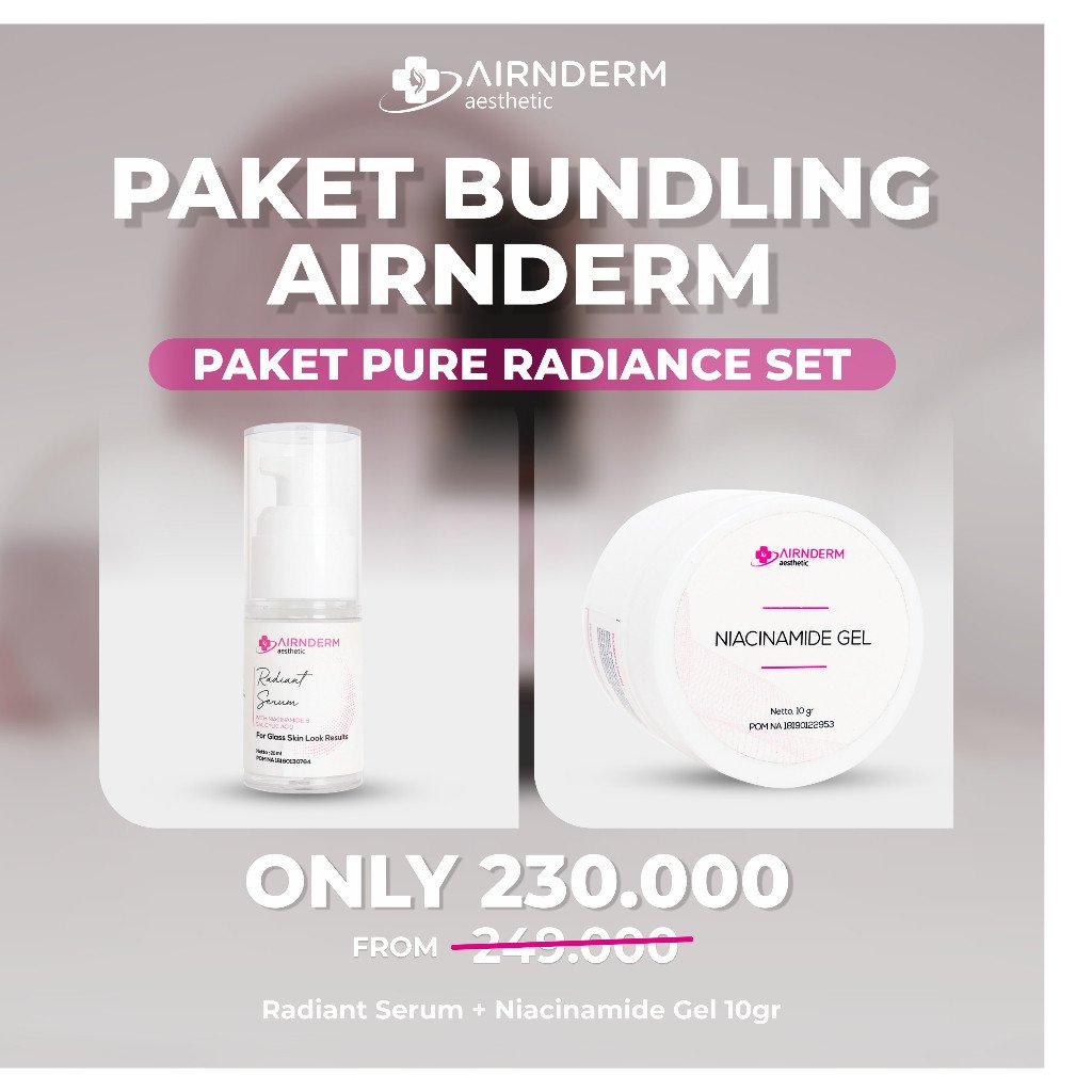 PAKET BUNDLING AIRNDERM (PURE RADIANCE SET)
