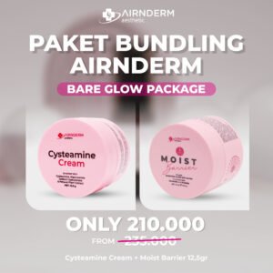 PAKET BUNDLING AIRNDERM (PAKET BARE GLOW PACKAGE)